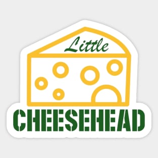 Little Cheesehead Sticker